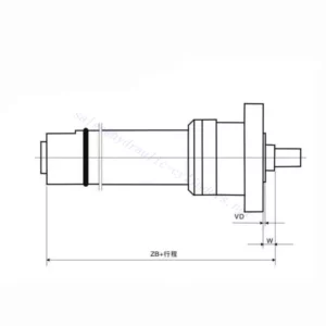 Hovedmetode Orkidétype Metallurgisk hydraulisk cylinder