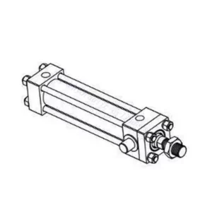 TA Передний гидроцилиндр с тяжелым штоком типа Trunnion