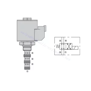 50SD58-40 Solenoid Directional Valve
