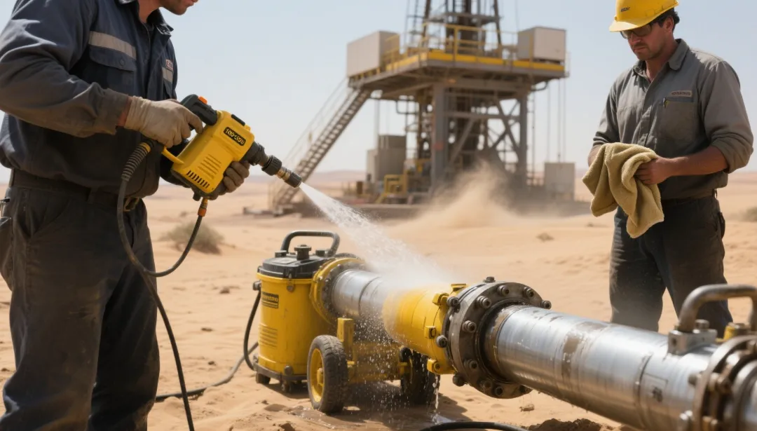 Cleaning energy hydraulic cylinder