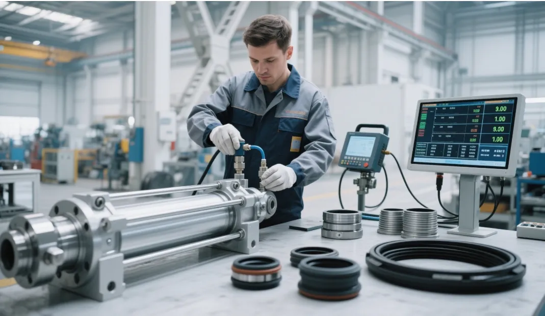 Protecting energy hydraulic cylinder