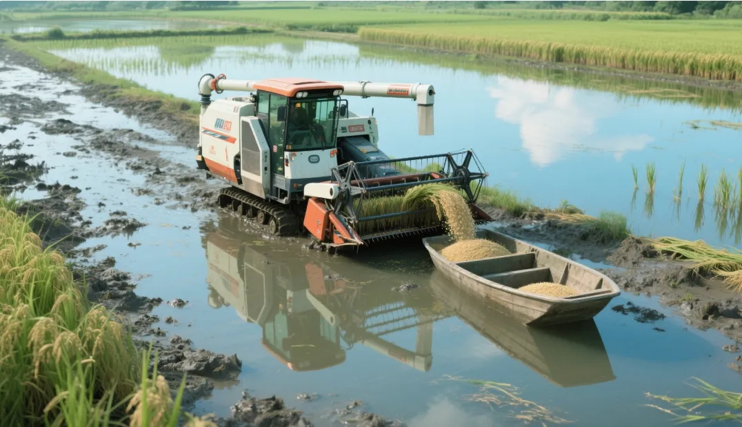 Grain Unloading Hydraulic Cylinder for Rice Harvester-2