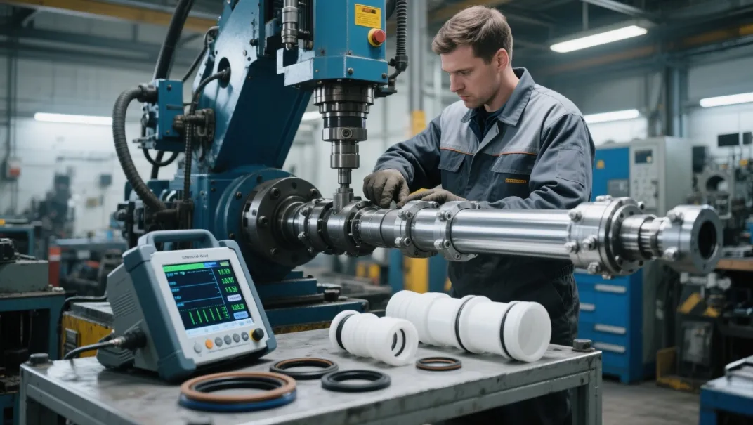 Professional servicing hydraulic cylinder