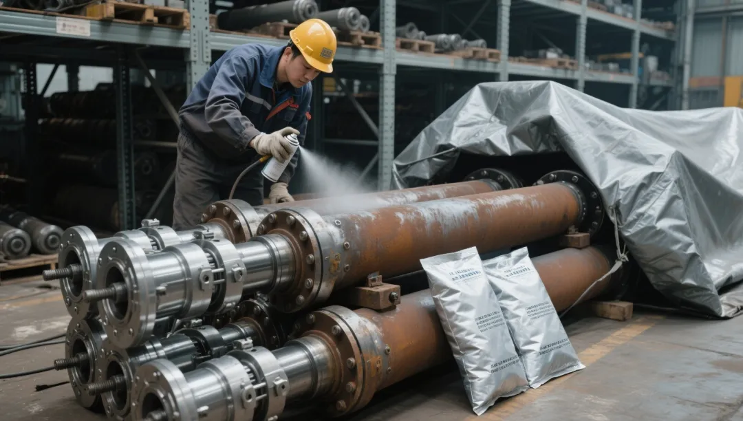 Protecting shield machine hydraulic cylinder