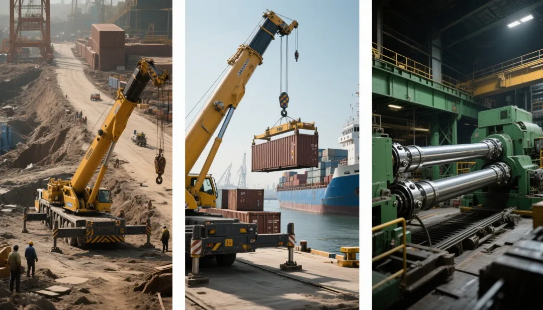 Horizontal Hydraulic Cylinder for Car Crane Application